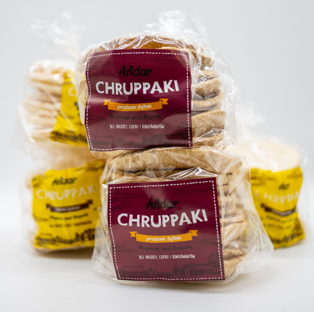 Regionalne chruppaki żytnie marki Andar